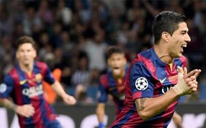 Suárez fue uno de los goleadores de la noche Suárez fue uno de los goleadores de la noche