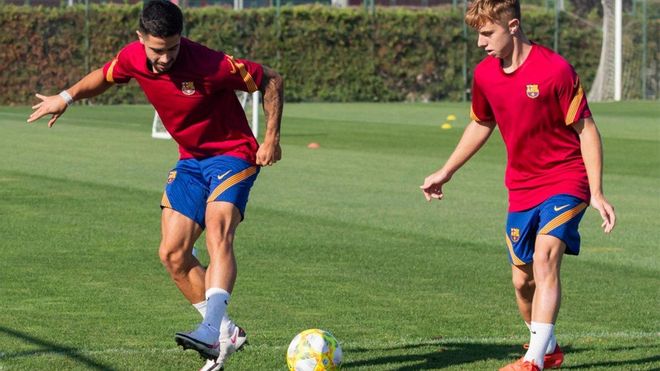 El Barça B volvió a los entrenamientos de la pretemporada 2020/21 en la Ciudad Deportiva Joan Gamper El Barça B volvió a los entrenamientos de la pretemporada 2020/21 en la Ciudad Deportiva Joan Gamper