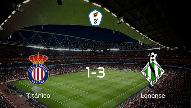 El Lenense se lleva la victoria tras vencer 1-3 al Real Titánico El Lenense se lleva la victoria tras vencer 1-3 al Real Titánico