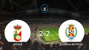 El RAlcalá y el Atlético de Pinto consiguen un punto tras empatar a dos El RAlcalá y el Atlético de Pinto consiguen un punto tras empatar a dos