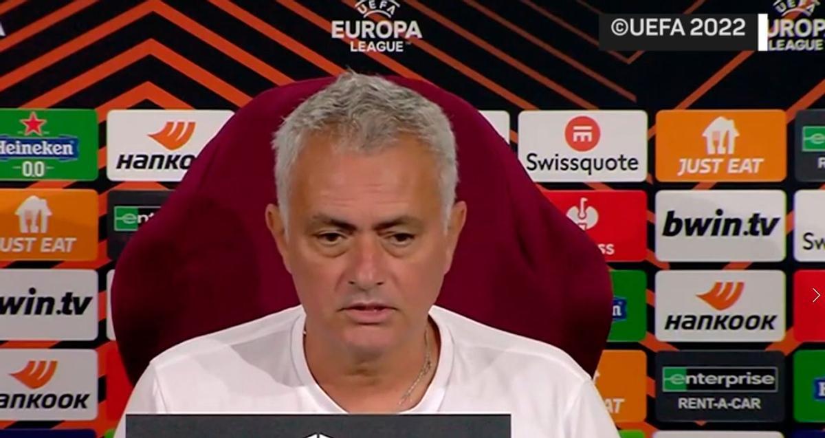 Mourinho en rueda de prensa de Europa League
