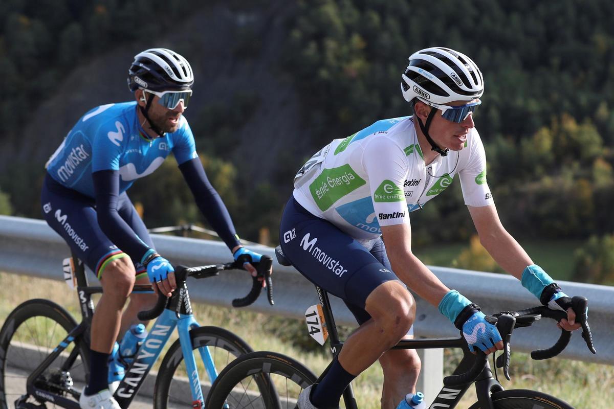 Valverde y Enric Mas lideran el Movistar en la Vuelta