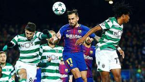 LACHAMPIONS | FC Barcelona - Sporting (2-0): El gol de Alcácer