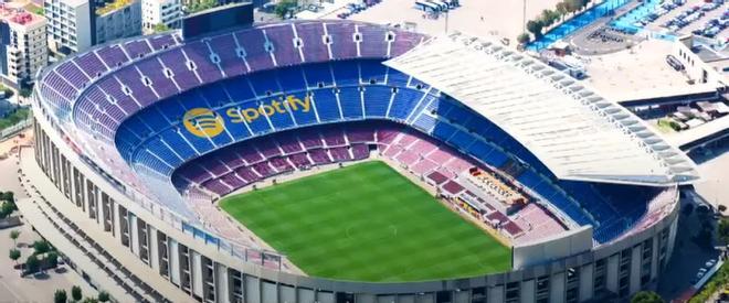 Fotos | Así Lucirá El Logo De Spotify En El Camp Nou