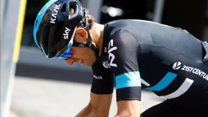 Mikel Landa, durante una etapa Mikel Landa, durante una etapa
