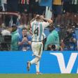 Montiel celebra su gol decisivo en la tanda de penaltis de la final del Mundial