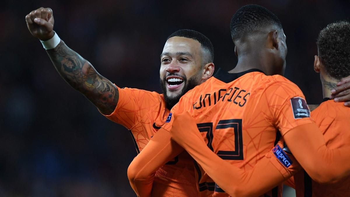 Memphis se exhibió en la goleada de Países Bajos sobre Gibraltar Memphis se exhibió en la goleada de Países Bajos sobre Gibraltar