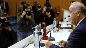 Del Bosque, en rueda de prensa Del Bosque, en rueda de prensa