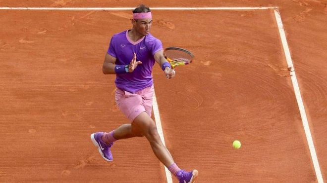 Rafael Nadal se impuso ante Grigor Dimitrov con un doble 6-1 en la fase previa del torneo Rafael Nadal se impuso ante Grigor Dimitrov con un doble 6-1 en la fase previa del torneo