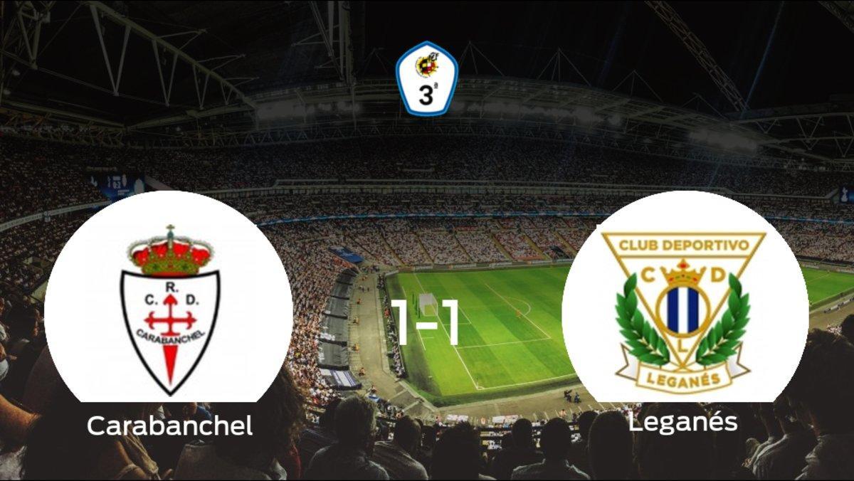 El Real Carabanchel y el Leganés B se reparten los puntos tras su empate a uno
