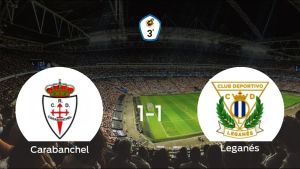 El Real Carabanchel y el Leganés B se reparten los puntos tras su empate a uno El Real Carabanchel y el Leganés B se reparten los puntos tras su empate a uno