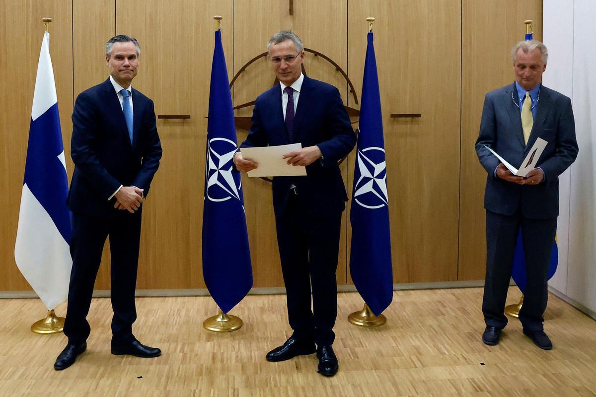 Suecia y Finlandia presentan formalmente su solicitud para entrar en la OTAN
