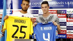 El Leganés presentó a Brignoli y Adrián Marín El Leganés presentó a Brignoli y Adrián Marín