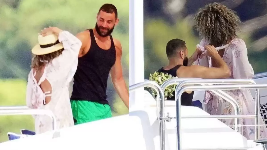 Las primeras imágenes de Benzema con Jordan Ozuna