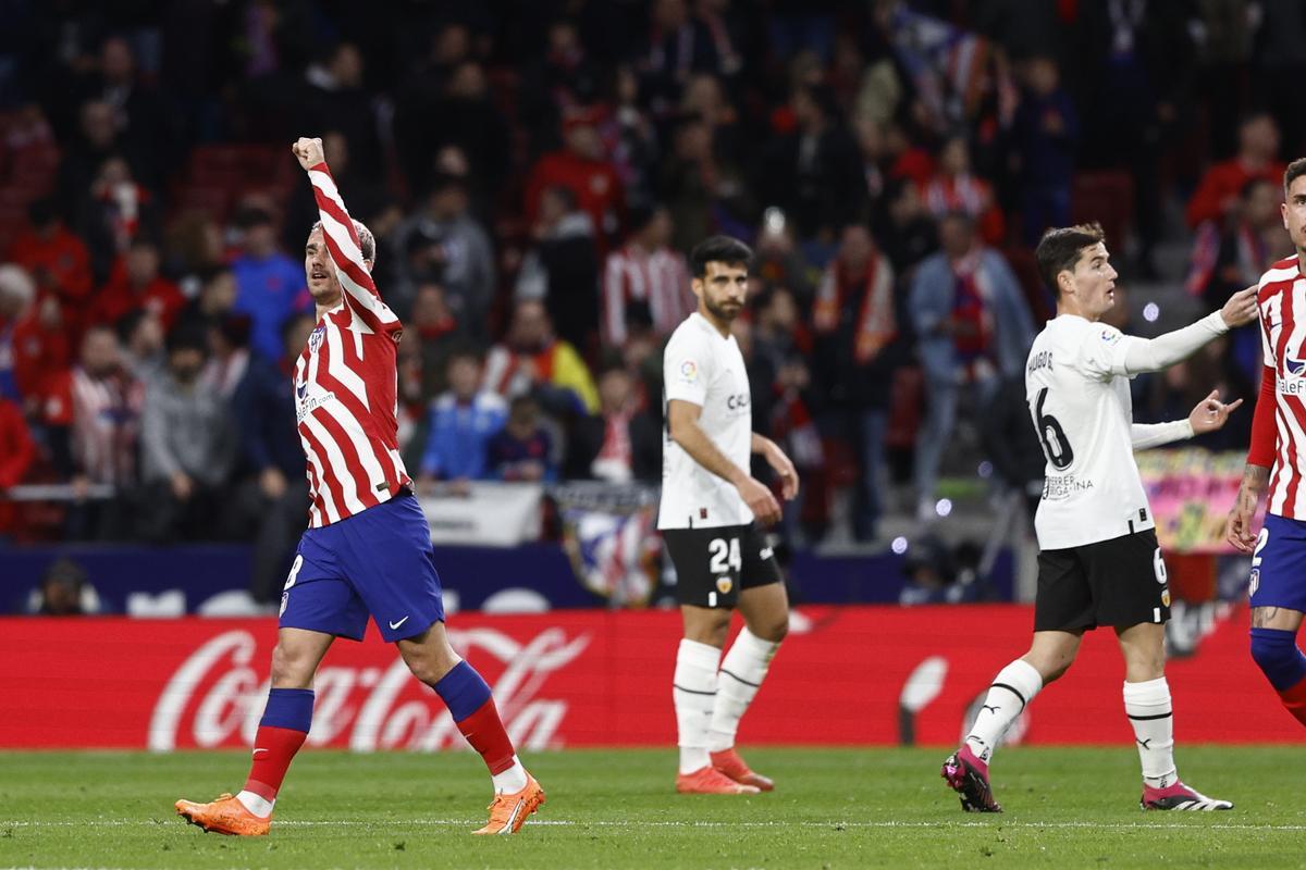 Atlético de Madrid - Valencia: El gol de Griezmann