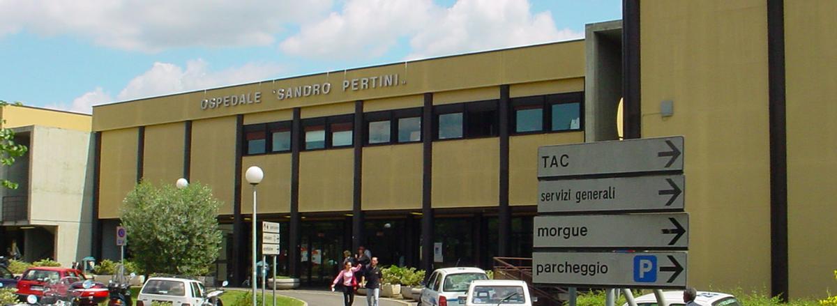Una imagen del hospital Sandro Pertini, en Roma.