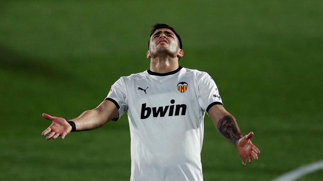 Maxi Gómez lleva casi cuatro meses sin ver portería Maxi Gómez lleva casi cuatro meses sin ver portería