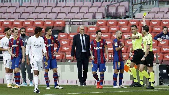 Imagen del último Clásico entre el Barça y el Madrid disputado en el Camp Nou Imagen del último Clásico entre el Barça y el Madrid disputado en el Camp Nou