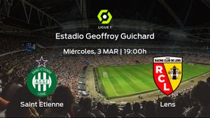 Jornada 28 de la Ligue 1: previa del encuentro AS Saint Etienne - Racing de Lens Jornada 28 de la Ligue 1: previa del encuentro AS Saint Etienne - Racing de Lens