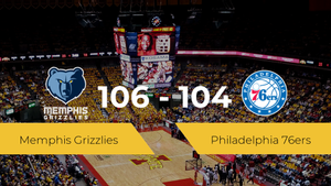 Victoria de Memphis Grizzlies ante Philadelphia 76ers por 106-104 Victoria de Memphis Grizzlies ante Philadelphia 76ers por 106-104