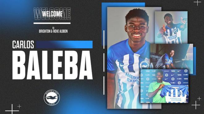Carlos Baleba, nuevo jugador del Brighton