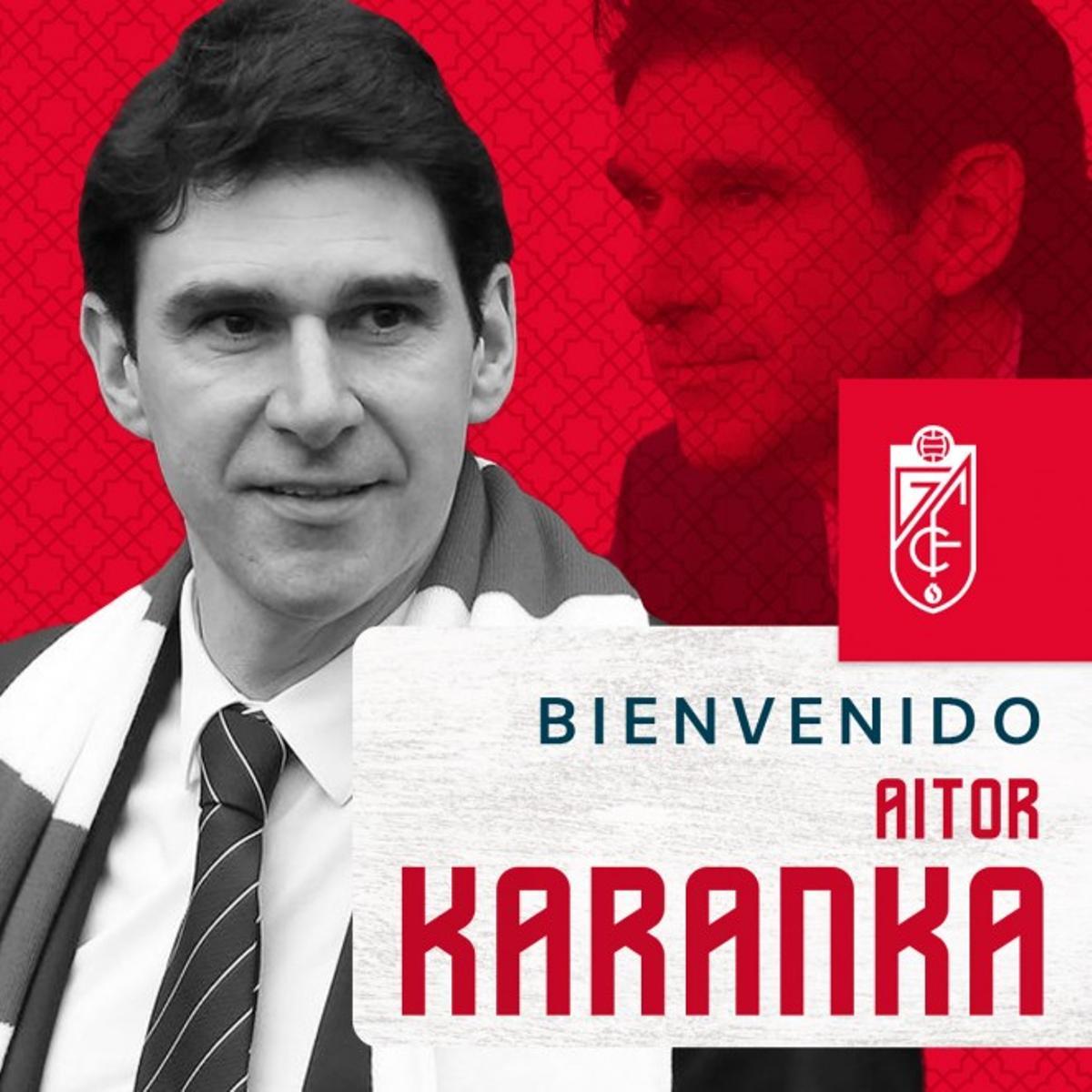 Aitor Karanka, nuevo técnico del Granada