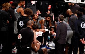Los Nets, en su visita a Washington. Los Nets, en su visita a Washington.