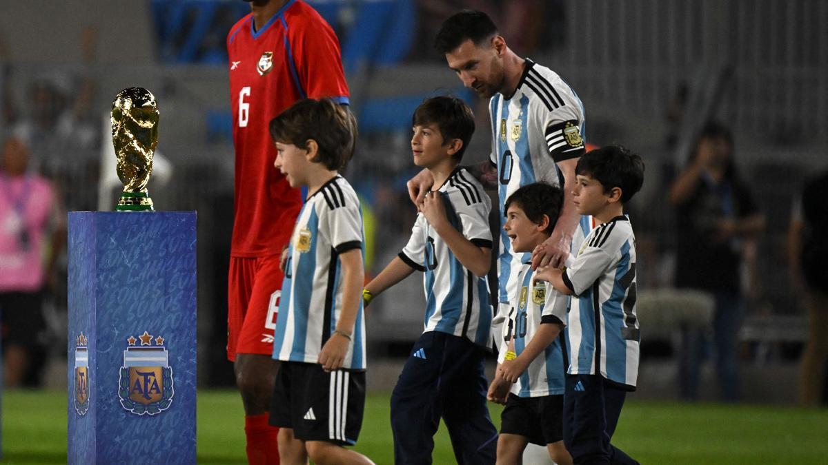 Messi, durante el Argentina - Panamá Messi, durante el Argentina - Panamá
