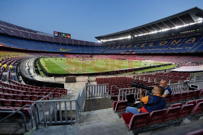 Imagen de archivo del Camp Nou Imagen de archivo del Camp Nou
