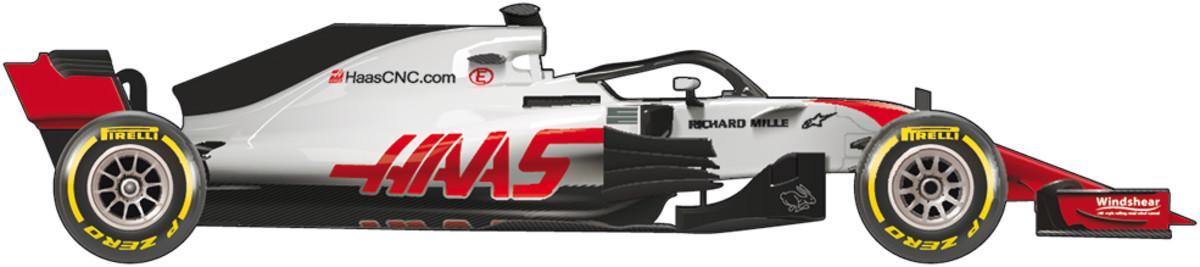 Así es el coche de Haas para el Mundial de F1 de 2018