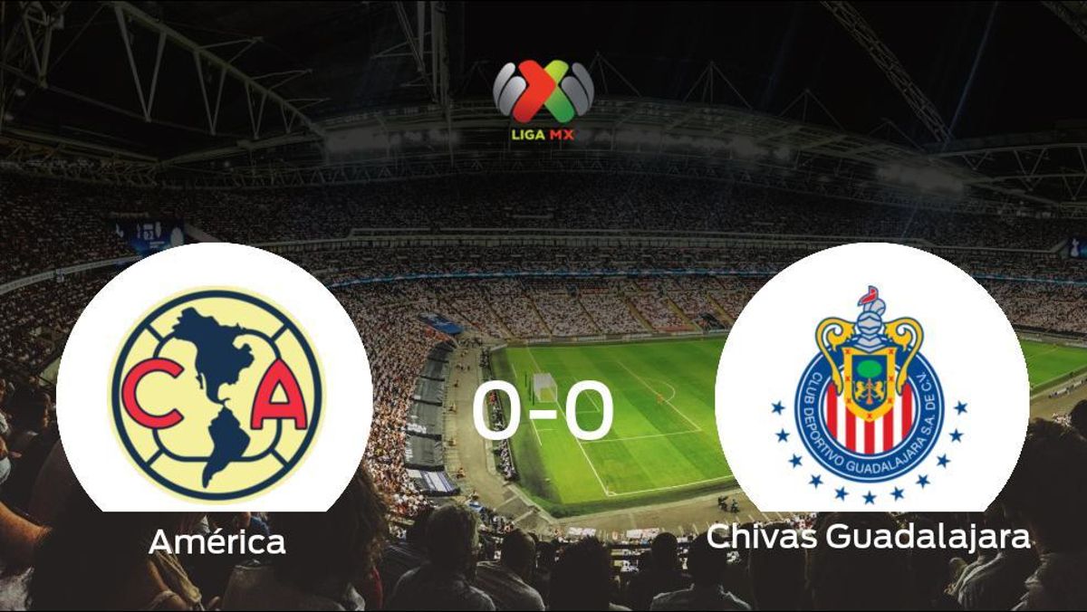 El América y el Chivas Guadalajara no encuentran el gol y se reparten los puntos (0-0) El América y el Chivas Guadalajara no encuentran el gol y se reparten los puntos (0-0)