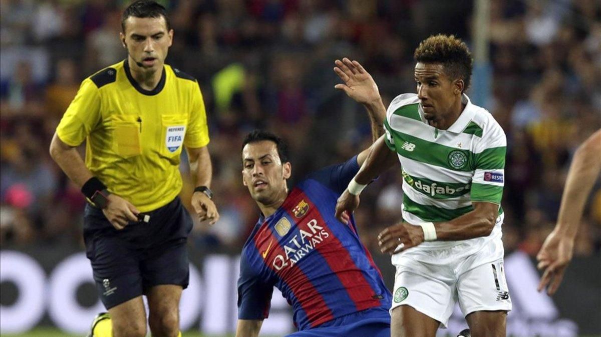 Hategan ya ha pitado tres partidos del Barça en Europa Hategan ya ha pitado tres partidos del Barça en Europa