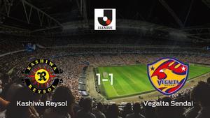 El Kashiwa Reysol y el Vegalta Sendai reparten los puntos tras empatar a uno