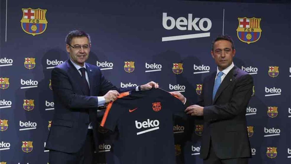 Barcelona present new 57m euro deal with Beko