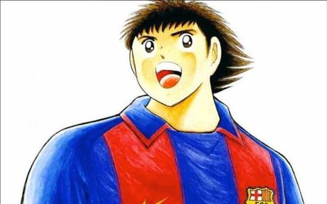 Oliver, con la camiseta del Barça Oliver, con la camiseta del Barça