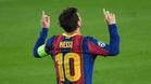 No podía ser otro: Messi marcó el primer gol de esta Champions de penalti
