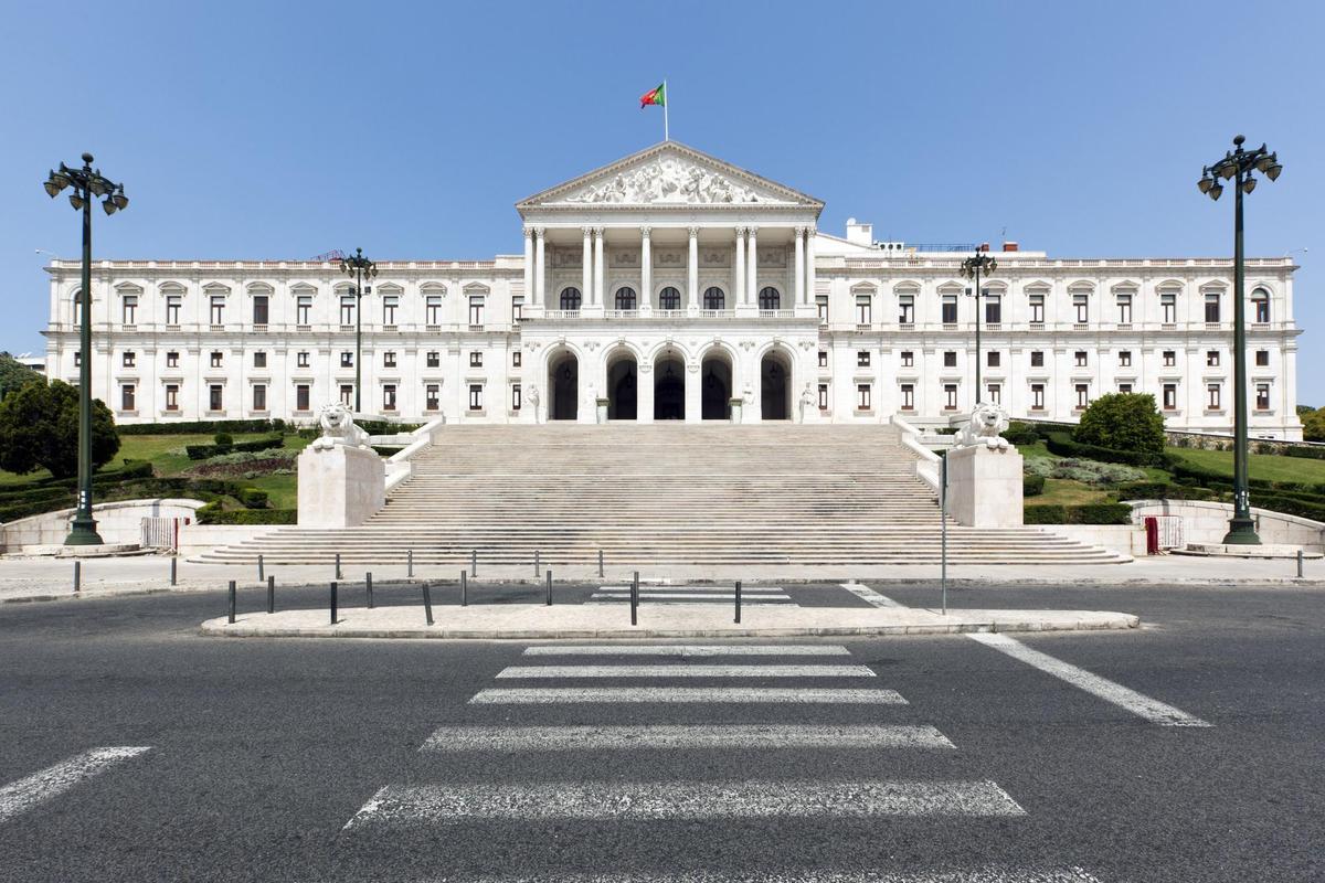 Palacio de Sao Bento en Lisboa, sede de la Asamblea de la República.