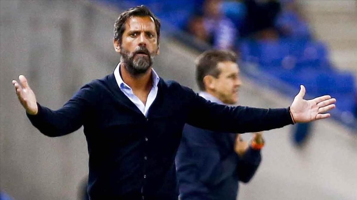 Quique podría abandonar el Espanyol a fin de curso Quique podría abandonar el Espanyol a fin de curso