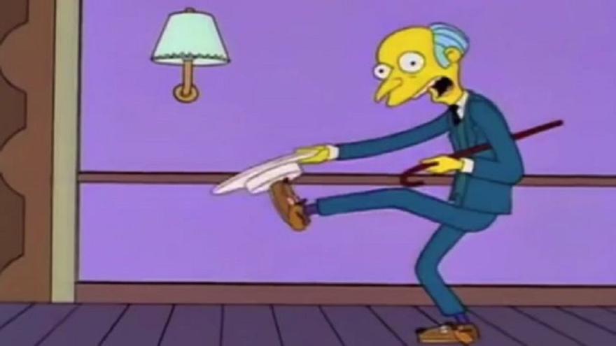 La parodia de la del Sr. Burns de los Simpson que ha triunfado en Twitter