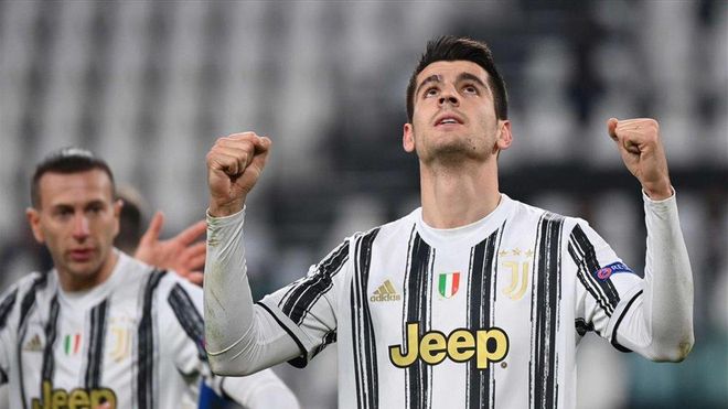 Morata celebra un gol con la Juventus en una imagen de archivo Morata celebra un gol con la Juventus en una imagen de archivo