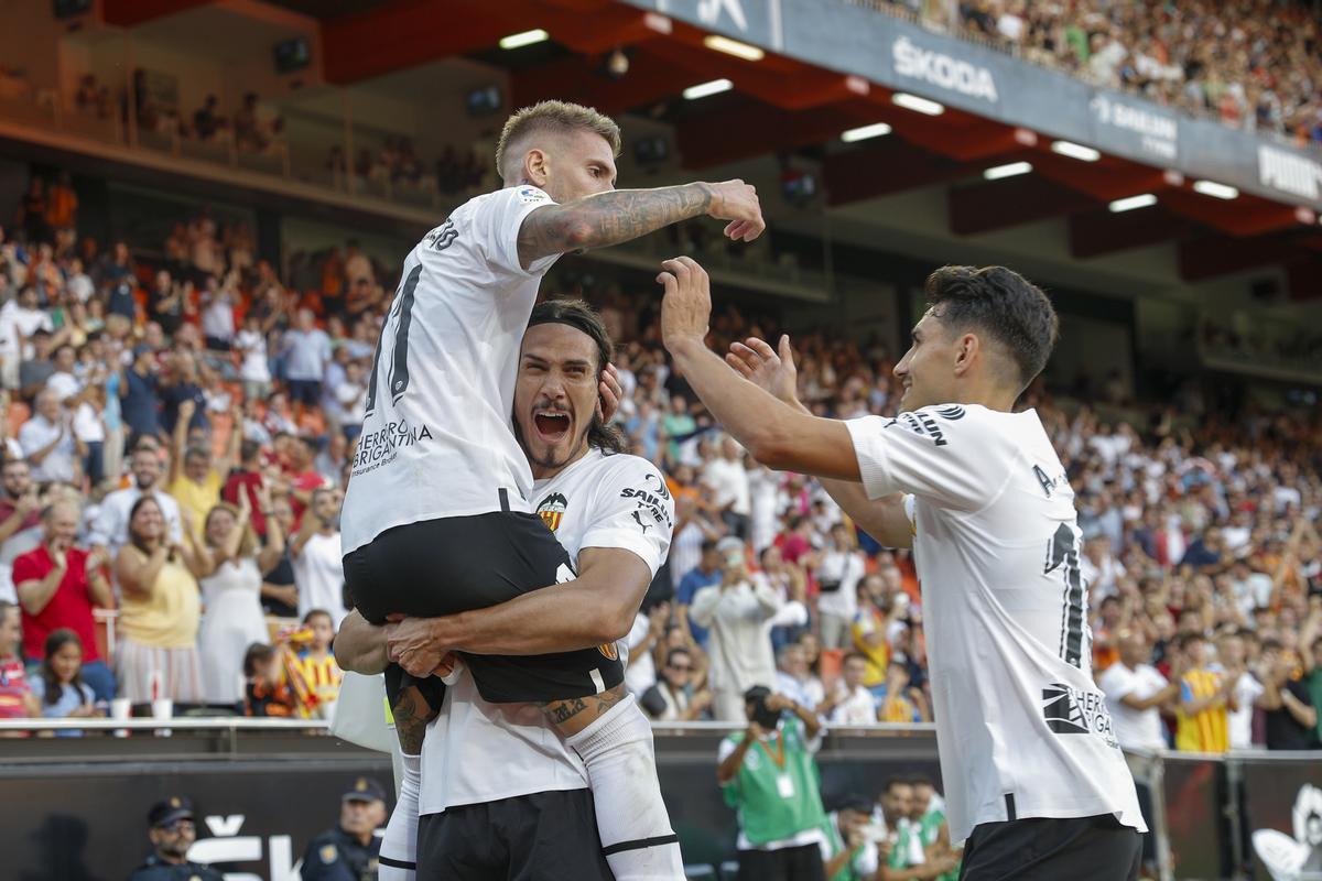 Riassunto, gol e highlights di Valencia - Celta de Vigo 3-0 della sesta giornata della Santander League