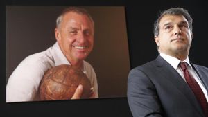 Laporta, siempre agradecido a Johan Laporta, siempre agradecido a Johan