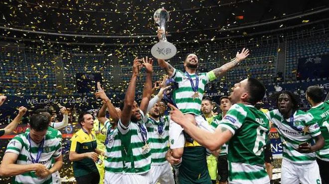 El Sporting celebró el título por todo lo alto El Sporting celebró el título por todo lo alto