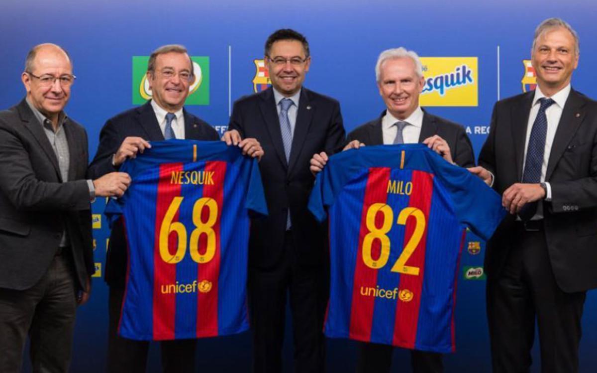El FC Barcelona y Nestlé Milo han llegado a un acuerdo