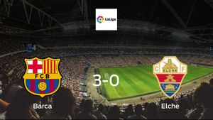 Barcelona run riot, scoring 3 without reply at the Nou Camp Barcelona run riot, scoring 3 without reply at the Nou Camp