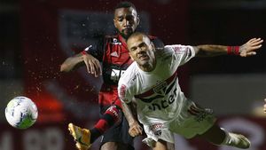 Una victoria ante el Sao Paulo le asegura el título al Flamengo Una victoria ante el Sao Paulo le asegura el título al Flamengo