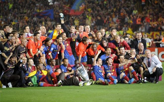 El FC Barcelona conquistó su tercera Champions en Roma El FC Barcelona conquistó su tercera Champions en Roma