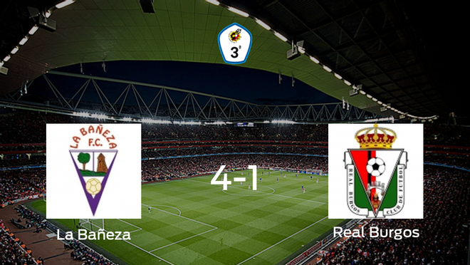 Tres puntos para el casillero de La Bañeza tras golear al Real Burgos CF (4-1) Tres puntos para el casillero de La Bañeza tras golear al Real Burgos CF (4-1)