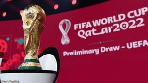 Imagen del sorteo del Mundial en Doha