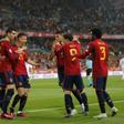 Olmo marcó el primer gol de España ante Noruega